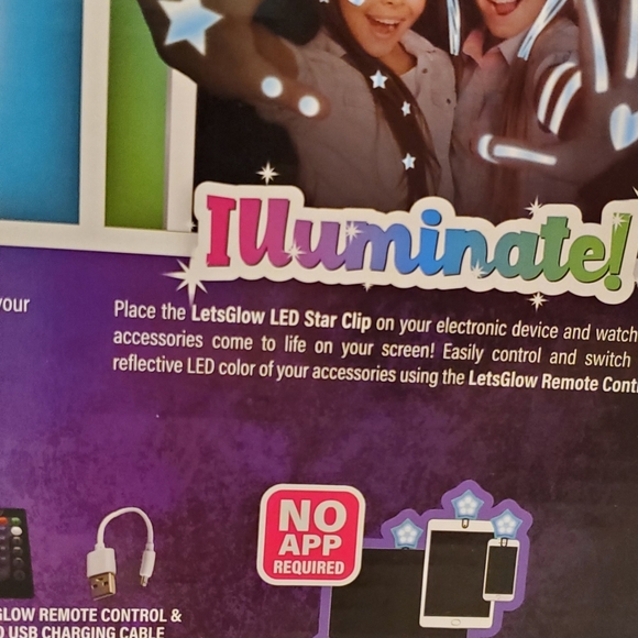 Sky Castle Let's Glow Studio - DIY Art/Crafts Influencer Video Creator Kit NEW - Picture 3 of 11